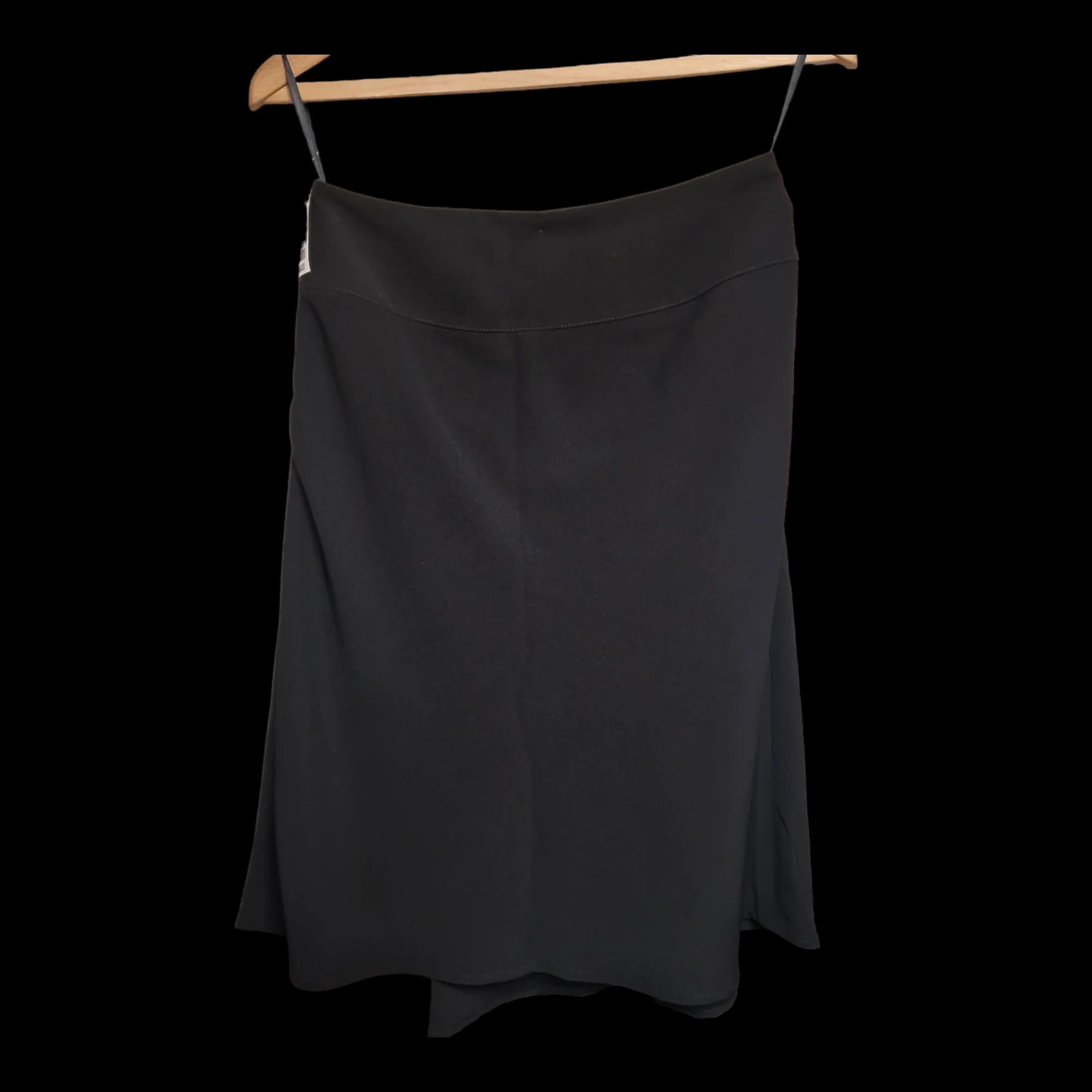 Womes Louis Charles Black Wrap Over Skirt UK 10 - Skirts