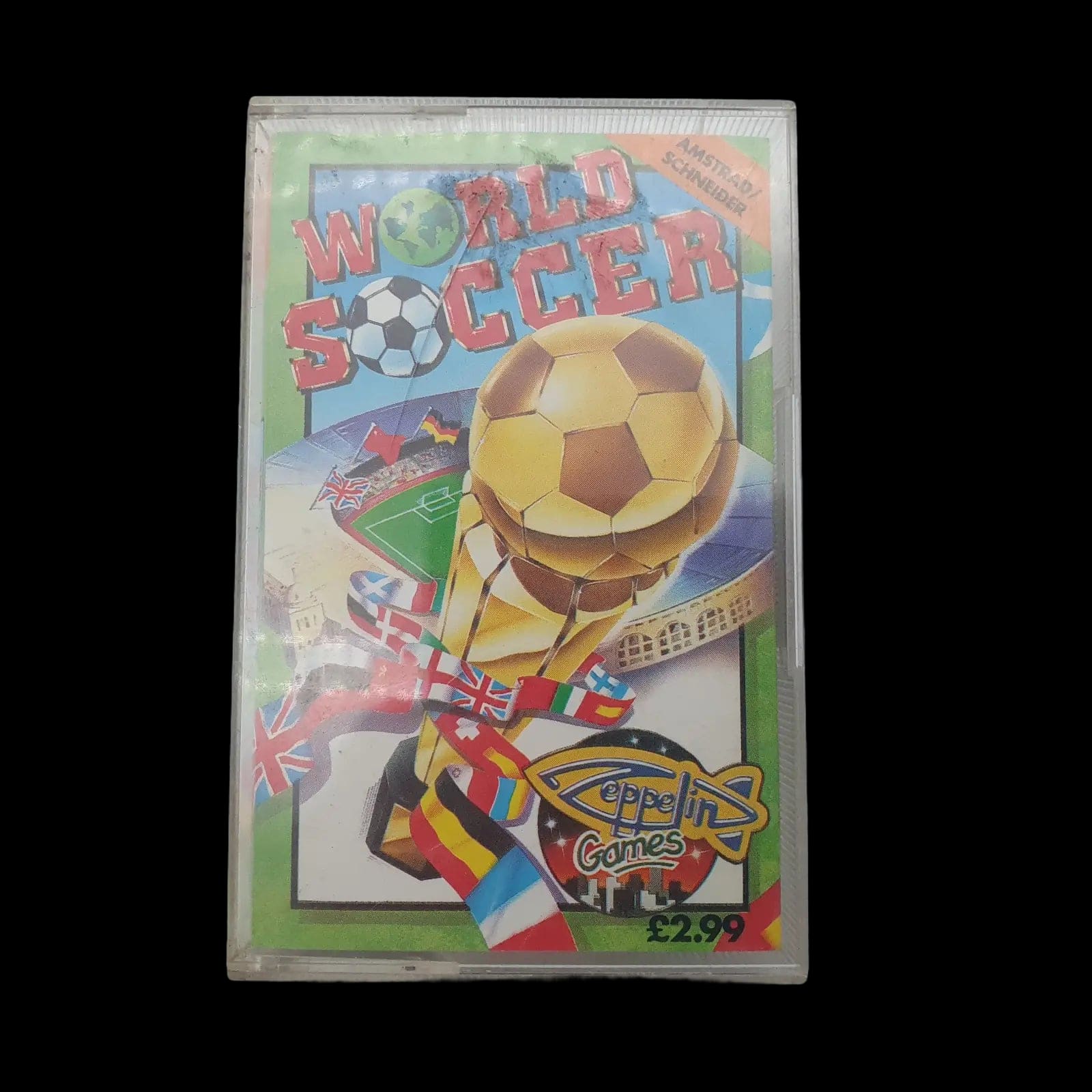 World Soccer Amstrad 464 6128 Zeppelin Games 1990 Video