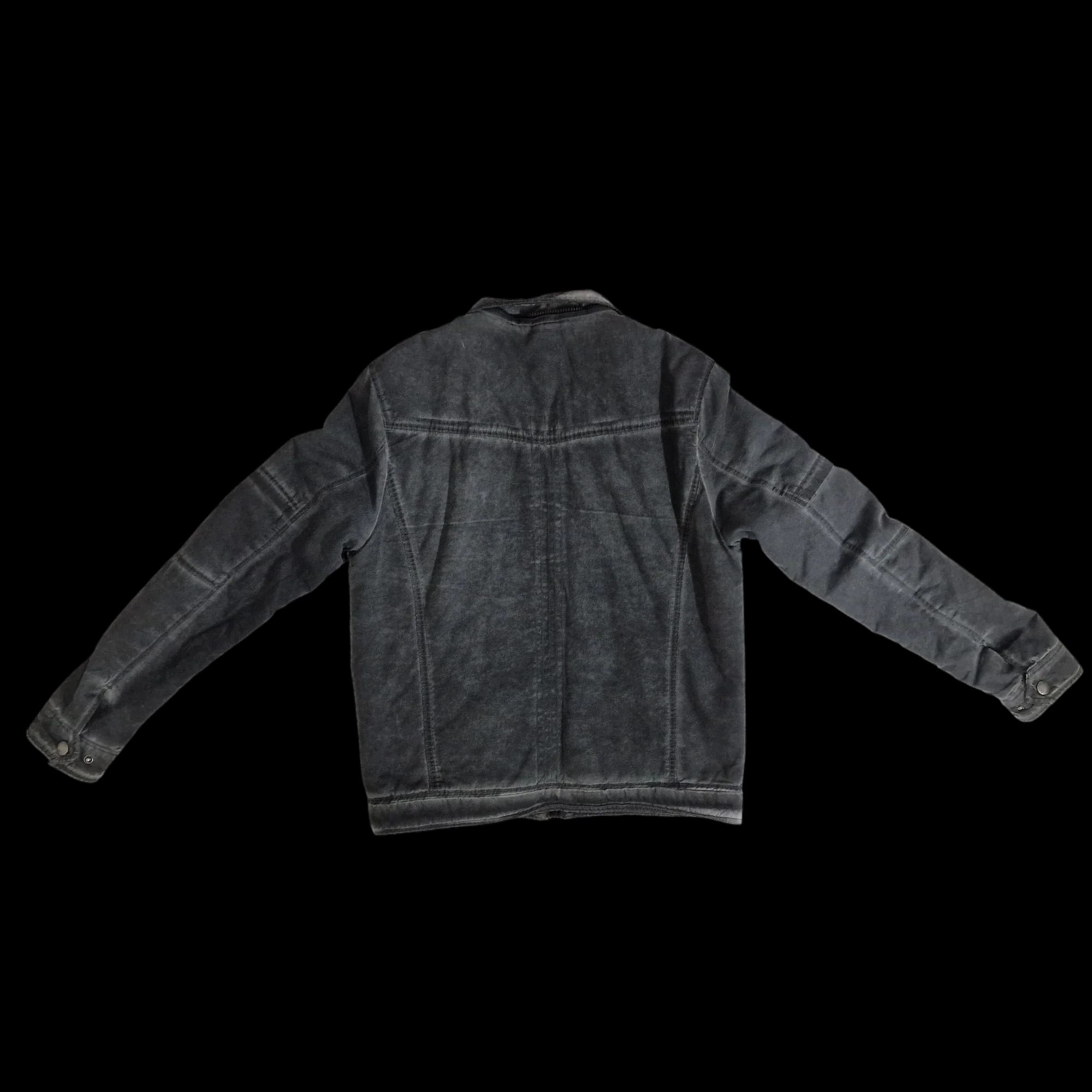 Xray Jeans Mens Grey Biker Jacket UK Large - 5 - 3374