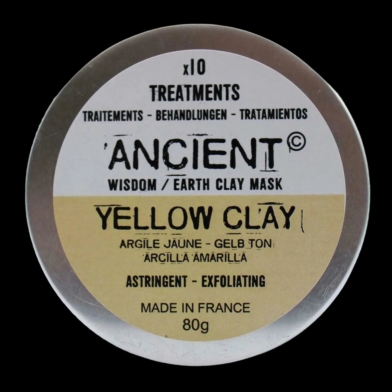 Yellow Clay Skin Mask 80g - Care Masks & Peels - Ancient
