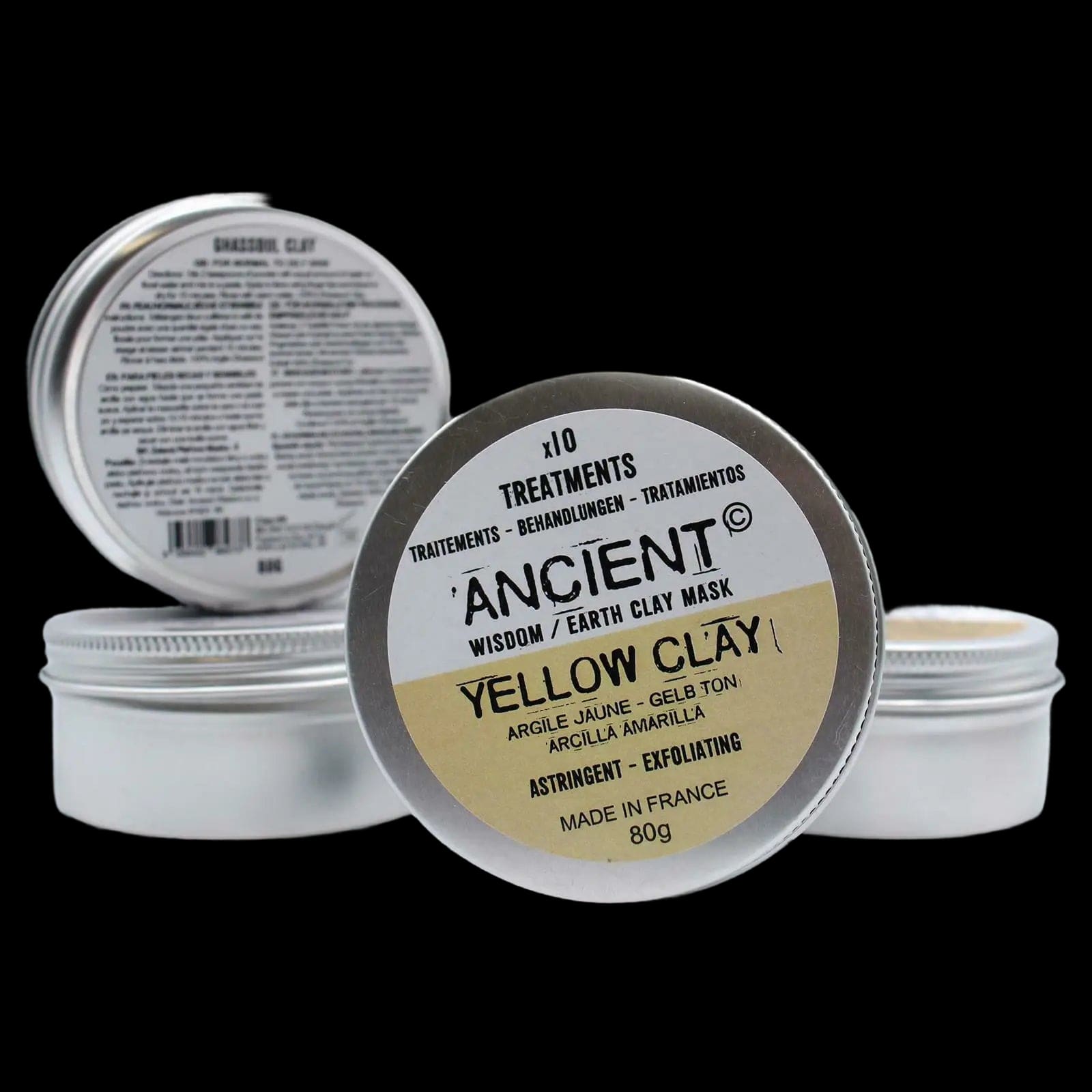 Yellow Clay Skin Mask 80g - Care Masks & Peels - Ancient