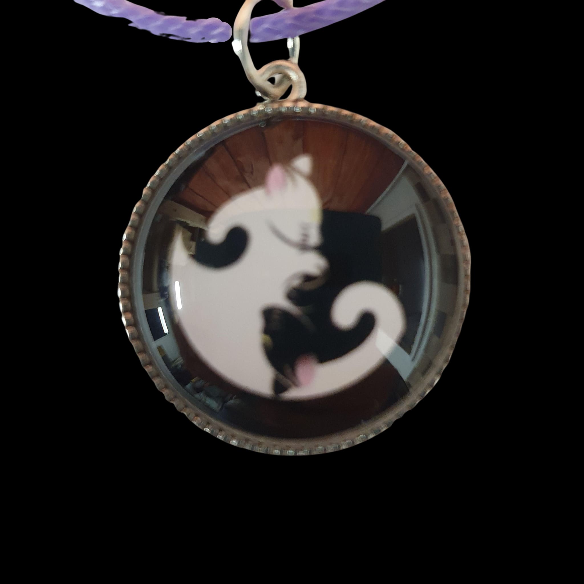 Yin Yang Cats Necklace Pendant Handmade Fashion Jewellery