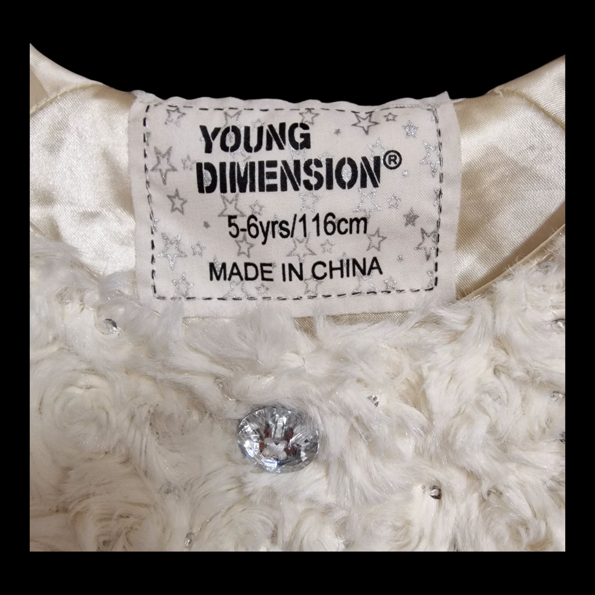 Young Dimension Ivory Faux Fur Bolero - 3 - 1186