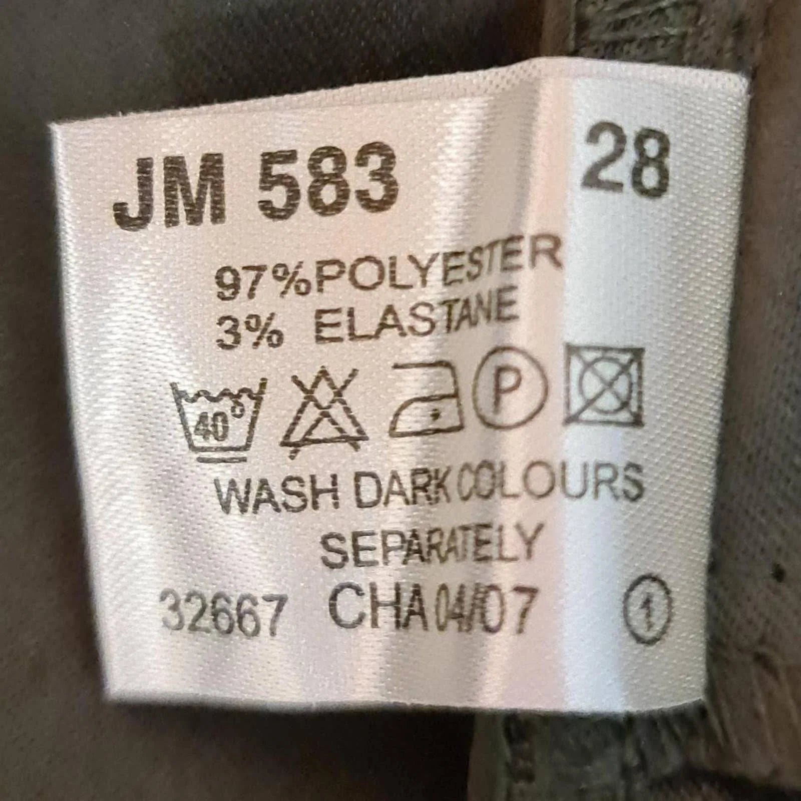 Womens Casual Comfort Khaki Trousers UK28 - 4 - 668